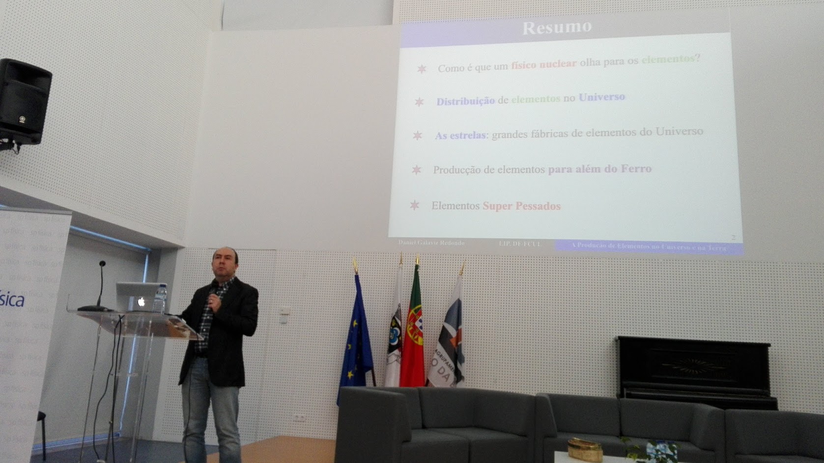 Daniel Galaviz, Físico do LIP