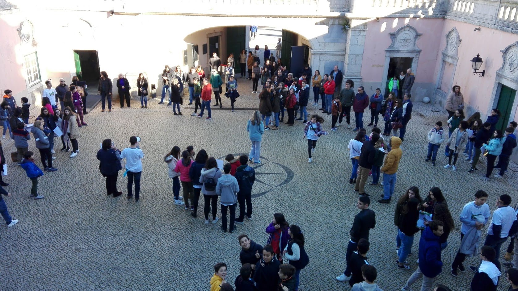 O AESJB tomou o Palácio Marquês de Pombal